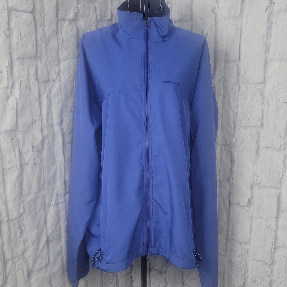 Patagonia Women's‎ Performance Zip Jacket Athletic Outdoor Blue Medium